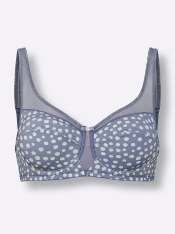 WITT WEIDEN Bügel-BH in taubenblau-bedruckt