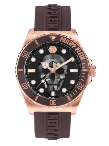 Philipp Plein Philipp Plein Herrenuhr The $kull Diver in braun