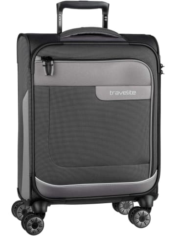 travelite Handgepäck Viia 4w Trolley S in Schiefer