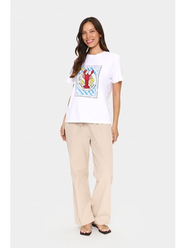 SAINT TROPEZ T-shirt LoriaSZ in Bright White