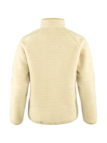 FJÄLLRÄVEN Teddyfleecejacke Vardag in Perlweiß