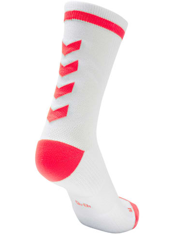 Hummel Hummel Low Socken Elite Indoor Multisport Erwachsene Schnelltrocknend in WHITE/DIVA PINK