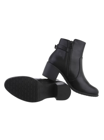 Ital-Design Stiefelette in Schwarz