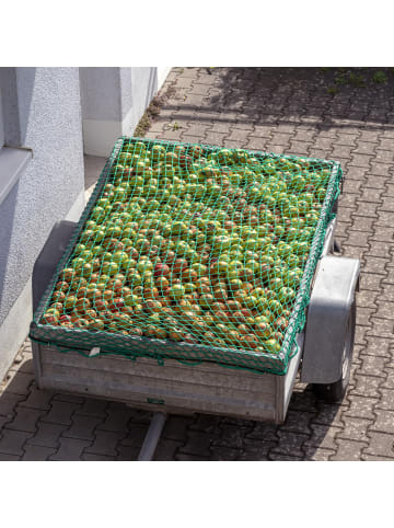 relaxdays Anhängernetz in Grün - 3 x 4 m