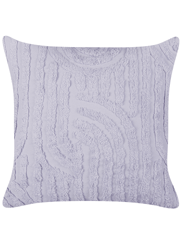 Beliani Dekokissen TELLIMA in Violett - (W) 45 x (H) 10 x (L) 45 cm