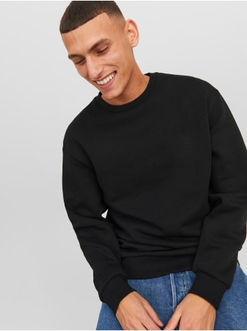 Jack & Jones Basic Sweater Sweatshirt Pullover JJEBRADLEY in Schwarz