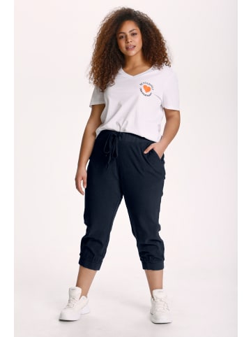 KAFFE curve Caprihose KCnana Regular fit in Midnight Marine