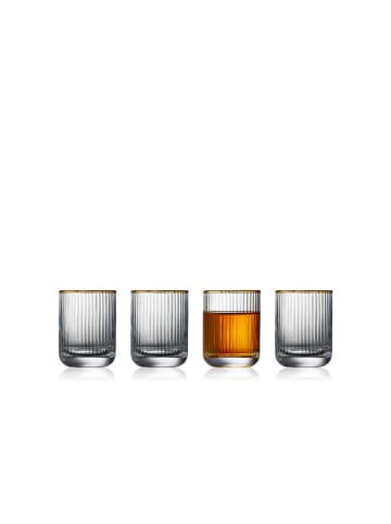 Lyngby Glas Messglas Palermo Gold in Klar