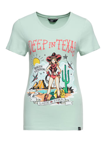 Queen Kerosin Queen Kerosin Print T-Shirt Deep in Texas in mint