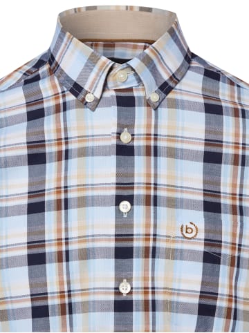 Bugatti Hemd in hellblau mehrfarbig