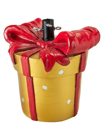 Home&Styling Collection Abdeckung für Christbaumständer in Gold, (B) 26 x (H) 36 x (L) 26 cm