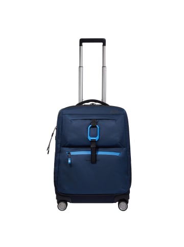 Piquadro Corner 2.0 4 Rollen Kabinentrolley 55 cm in blue