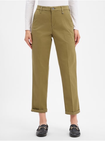 MAC HOSEN Stoffhose Chino turn up in oliv