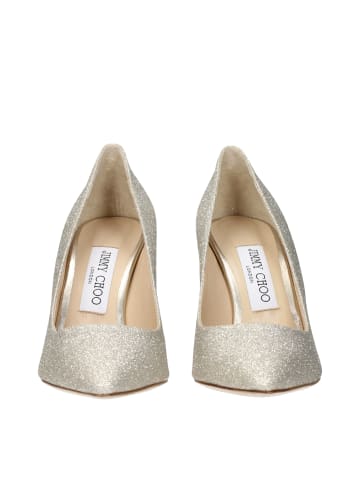 Jimmy Choo Gold Kunststoff High Absatz Pumps