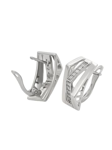 faina Women Huggie Earrings in Silver