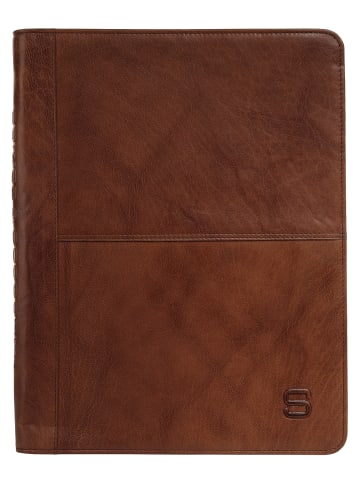 SPIKES & SPARROW Dokumententasche NOTEBOOK COVER echt Leder in cognac