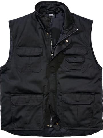 Brandit Weste "Safari Vest" in Schwarz