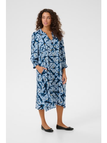 CULTURE Kleid CUmingo Relaxed fit in Blue Batik