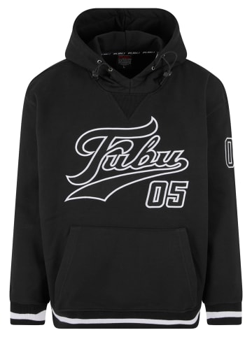 FUBU Kapuzenpullover in black/white