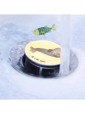 Mr. & Mrs. Panda waschbeckenstöpsel Robbe Lachen ohne Spruch in Gelb Pastell