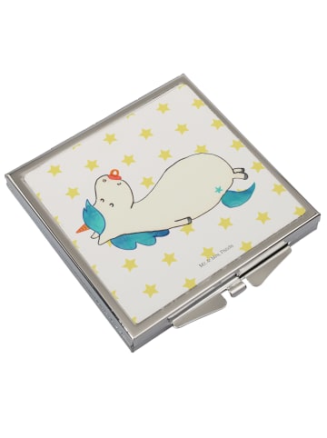 Mr. & Mrs. Panda Frauen Spiegel Einhorn Schnuller ohne Spruch in Weiß