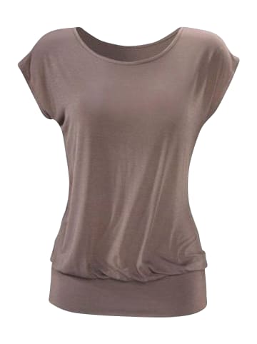 LASCANA Longshirt in taupe
