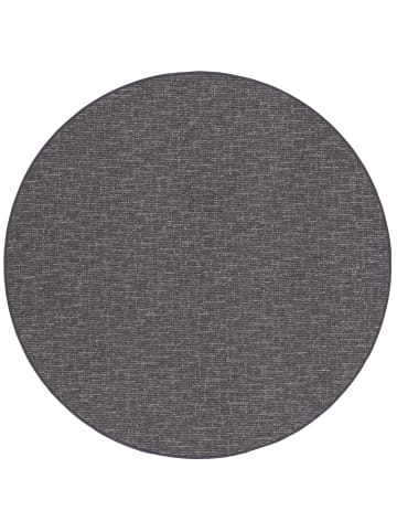 Snapstyle Schlingen Designer Teppich Niva Rund in Anthrazit