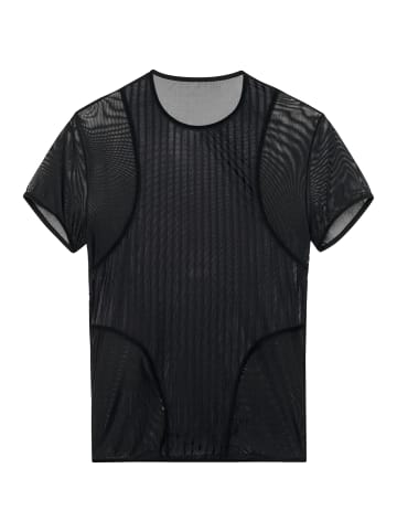 WOH Unterhemd / Shirt Kurzarm Personal Allure in Schwarz