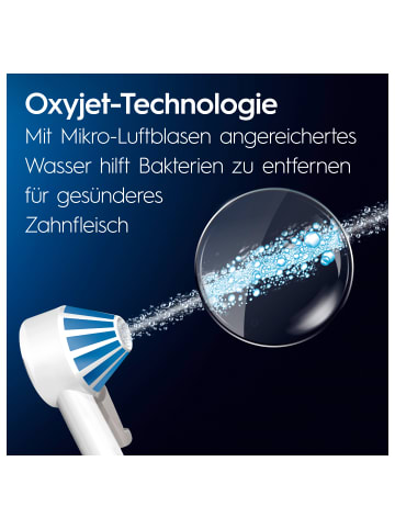 Oral-B Munddusche "OxyJet + iO 6" in Weiß