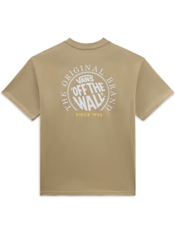 Vans T-Shirt "Vans Circle Loose Fit S/S Tee" in Beige