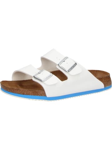 Birkenstock Sandalen Arizona SL schmale Weite in weiß/blau