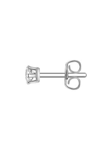 True Rebels Ohrringe aus Edelstahl Zirkonia in silber