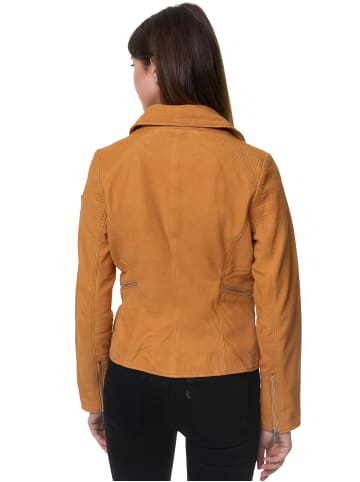 Tazzio Lederjacke "F500" - in Gelb