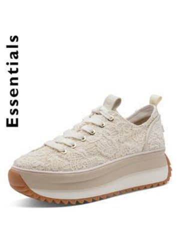 Tamaris Schnürschuhe in beige
