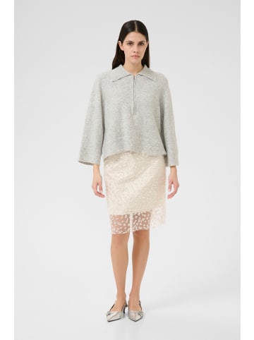 Karen By Simonsen Strickpullover KBCameron Baggy fit in Opal Gray Melange