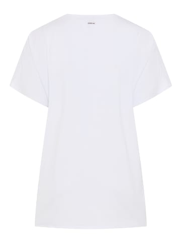 Laura Scott Satinbluse in weiß