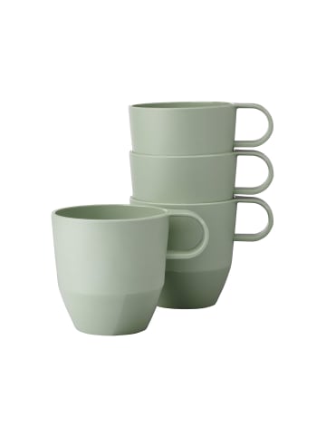 Mepal 4er Set Henkelbecher Silueta in 300 ml in Nordic Sage