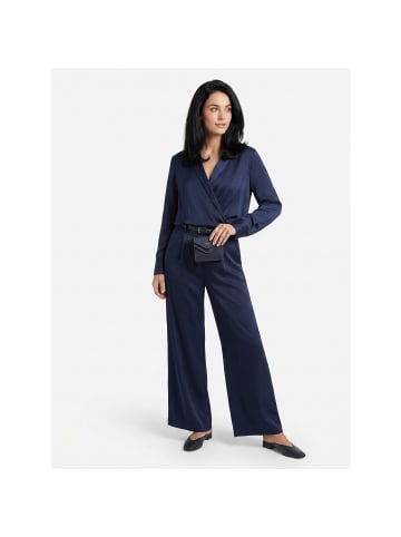 Golden Head Polo Geldbörse Leder 8 cm in marineblau