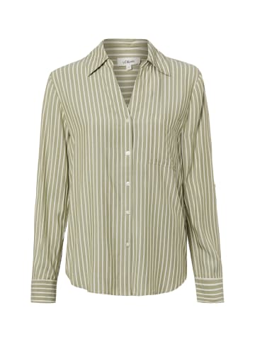 s.Oliver Bluse in khaki weiß