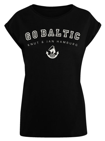 F4NT4STIC Extended Shoulder T-Shirt PLUS SIZE  Go Baltic in schwarz
