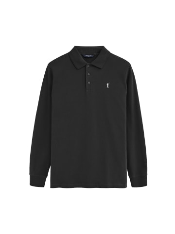 Polo Club Poloshirt MAN RIGBY GO POLO LS IO LONG SLEEVE REGULAR FIT in Schwarz