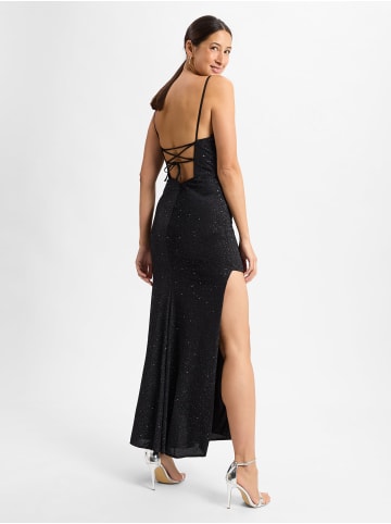 HEY KYLA Abendkleid in schwarz silber - 0001