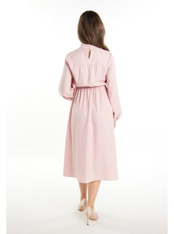 Usha Damen Midikleid in Rosa Champagner