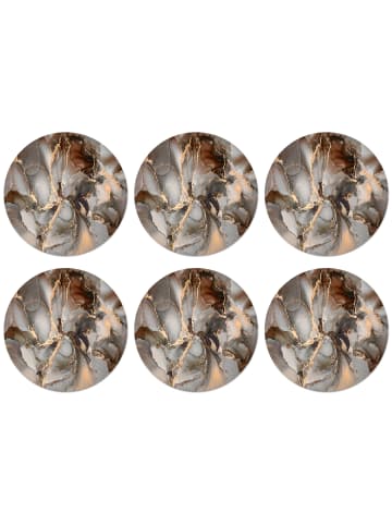 OnlyWow Glasuntersetzer 6er-Set Abstrakt
