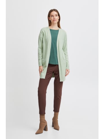 b. young BYNONINA CARDIGAN KNIT Regular fit in Frosty Green Melange