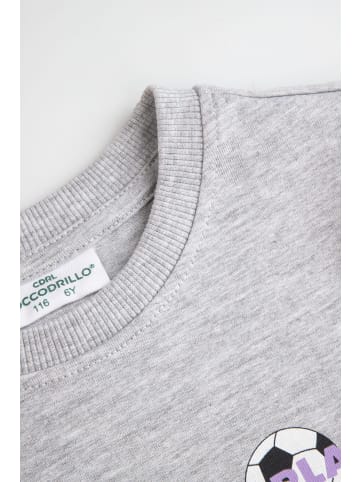 Coccodrillo T-shirt mit kurzen Ärmeln in grau