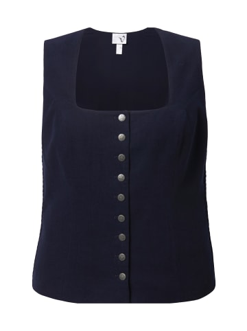 Ulla Popken Trachtenbluse in marine