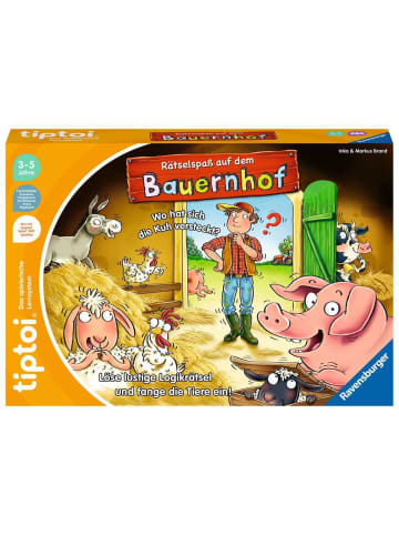 Ravensburger Rätsel tiptoi® Rätselspaß auf dem Bauernhof - ab 3 Jahre 3-5 Jahre in bunt