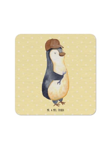 Mr. & Mrs. Panda Tassenuntersetzer Wenn Papa es nicht reparieren... in Gelb Pastell