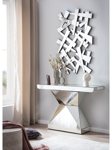 SalesFever Konsolentisch 120x81 cm futuristisch und modern aus MDF in Verspiegelt